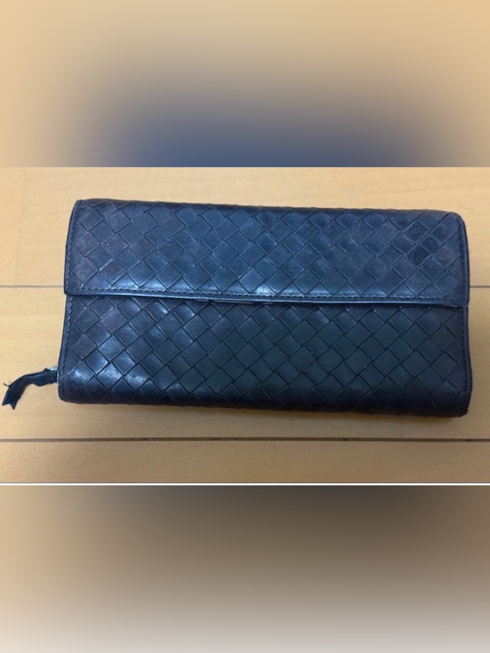 Bottega Veneta Brown Intrecciato Leather Long Wallet